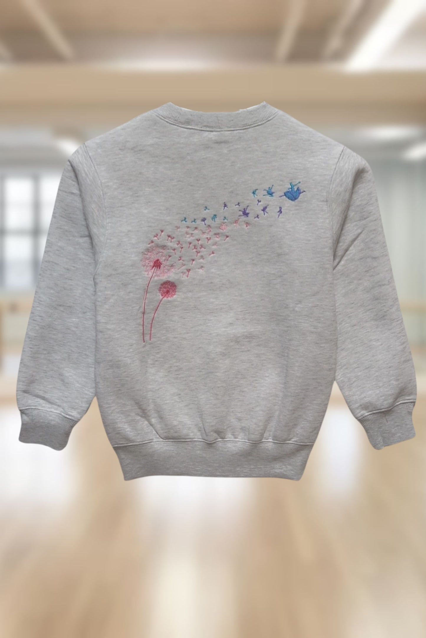 Embroidered Dandelion Sweatshirt