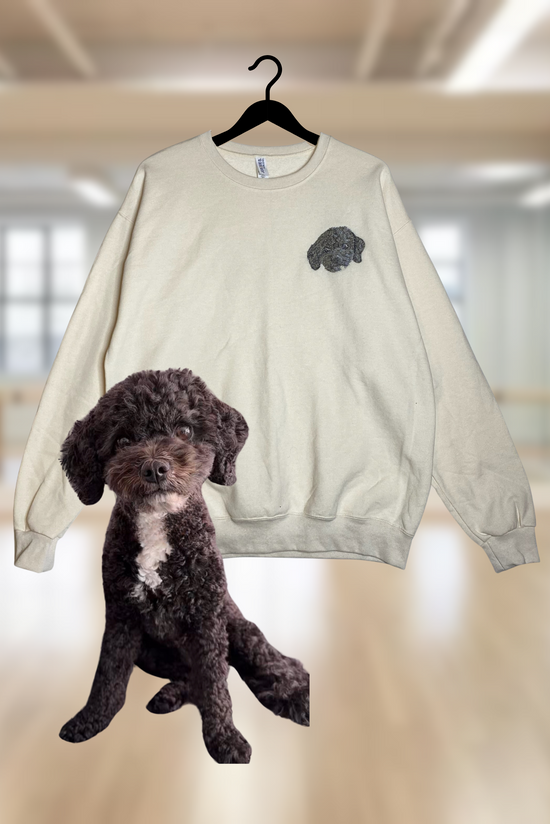 Adult Size Embroidered Pet Sweatshirt