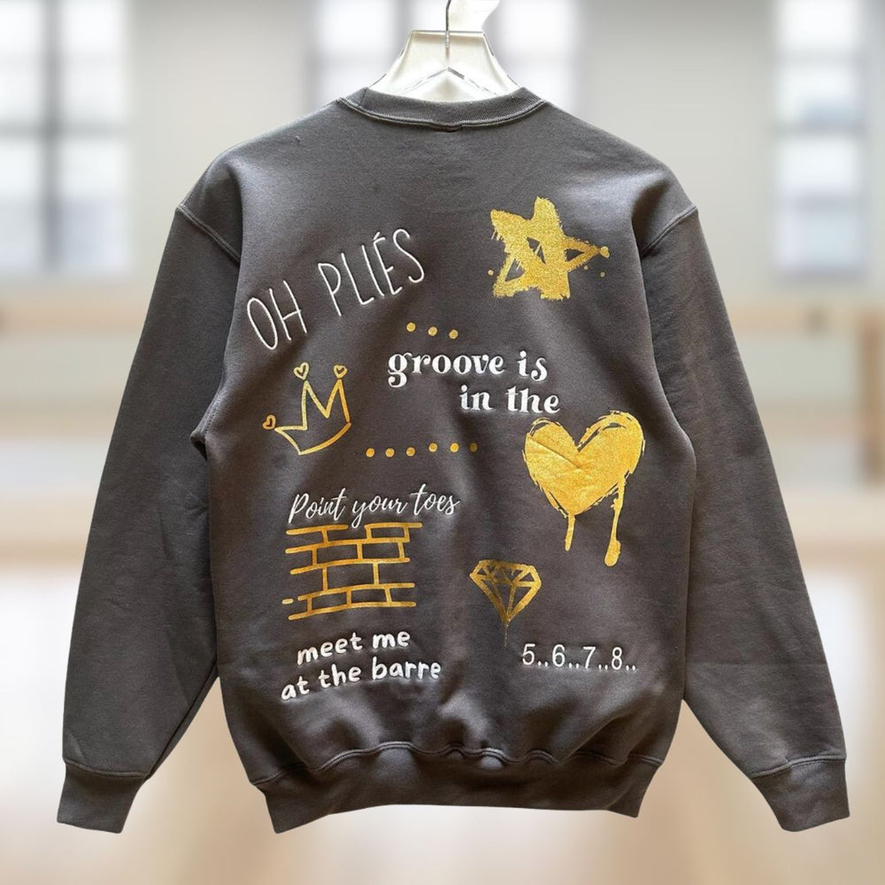 Embroidered Graffiti Sweatshirt