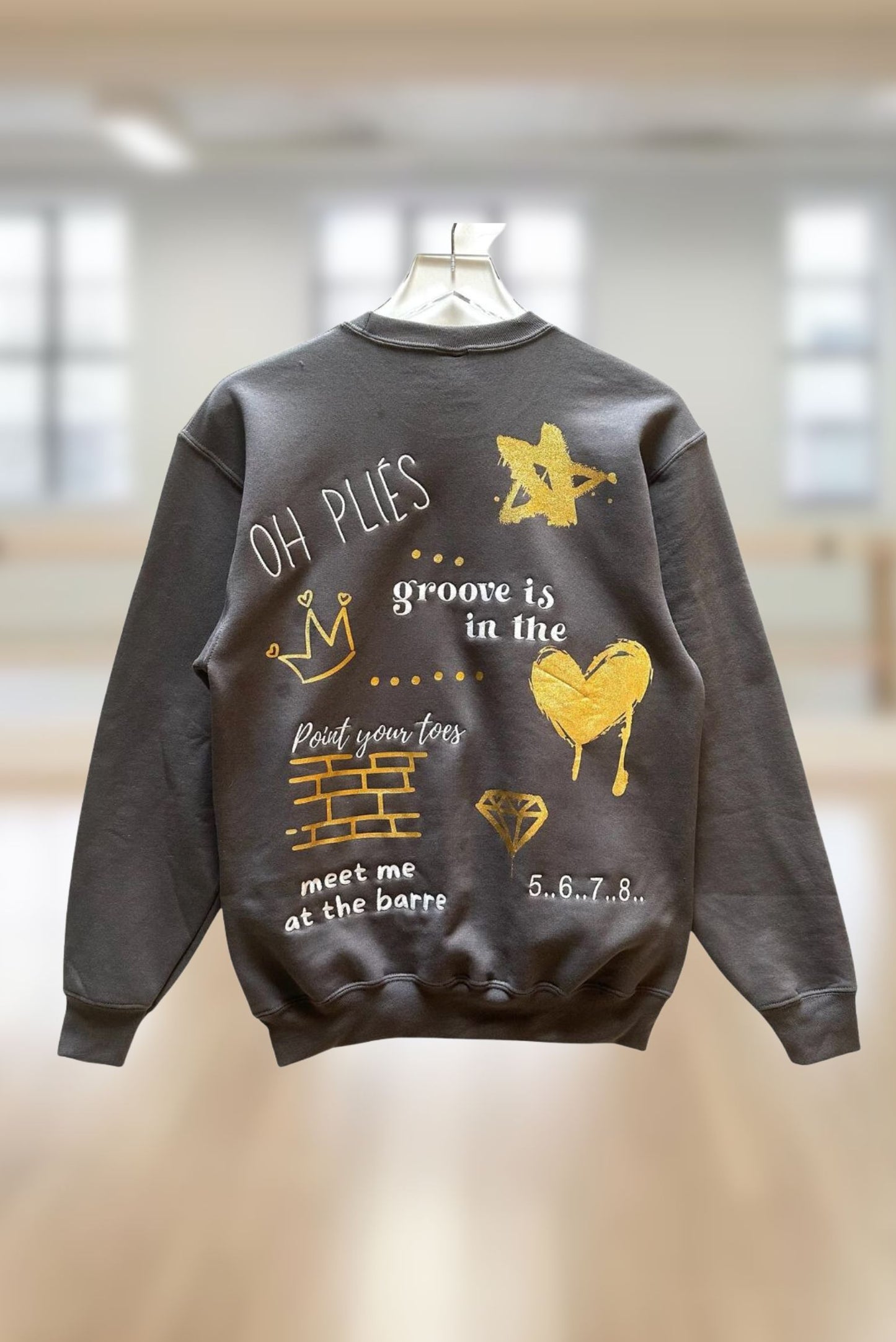 Embroidered Graffiti Sweatshirt